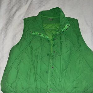 FP Movement Green Quilted Vest